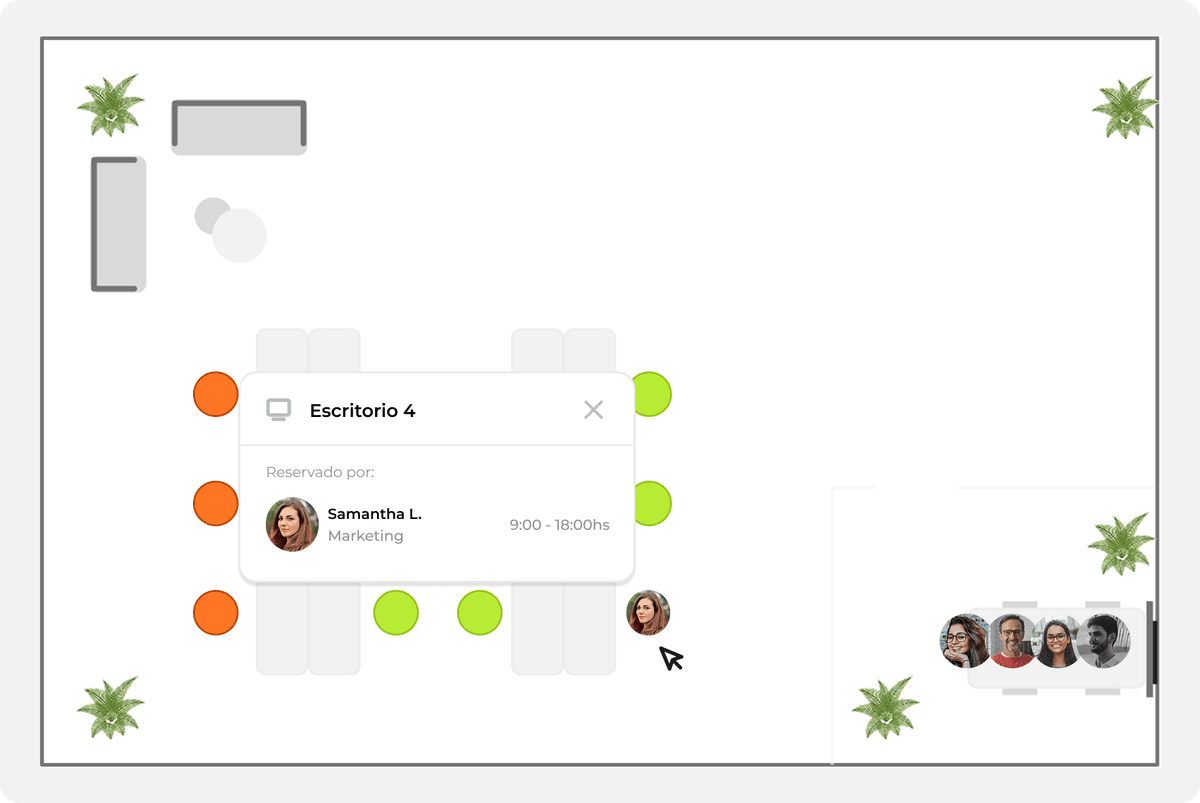 Software de gestión de oficinas híbridas